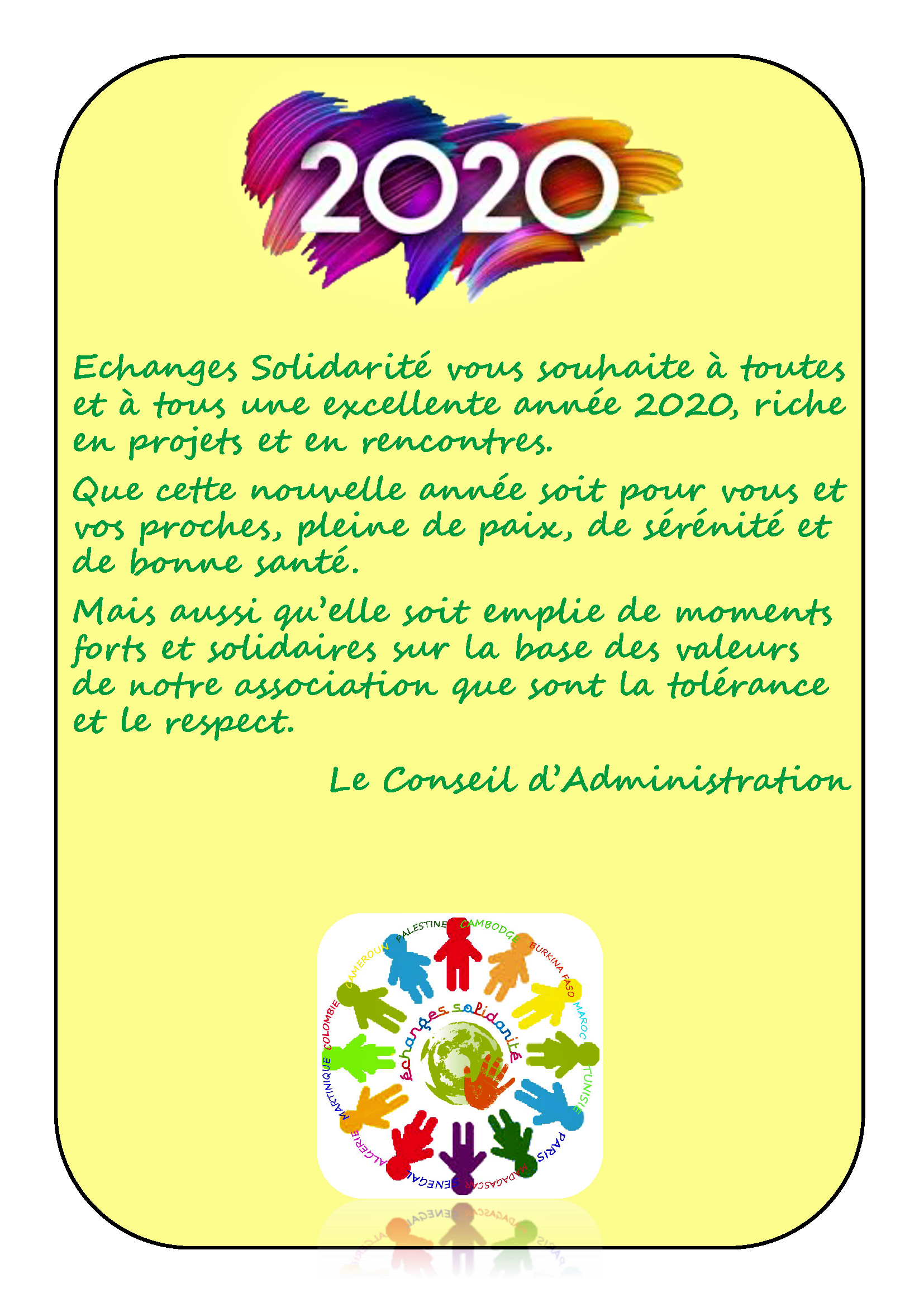 Voeux Echanges Solidarit 2020 Page 2