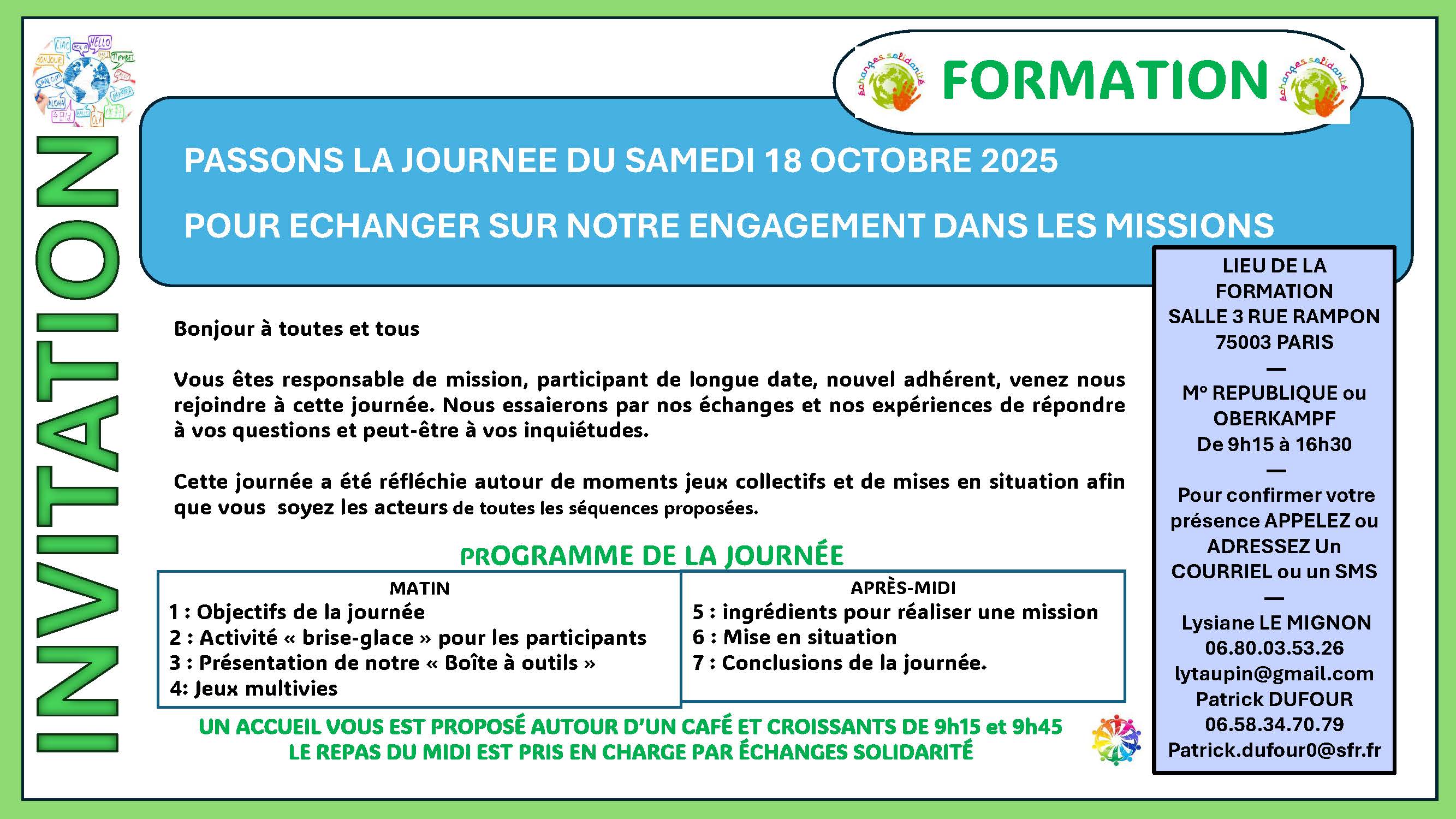 FORMATION 18 OCTOBRE 2025