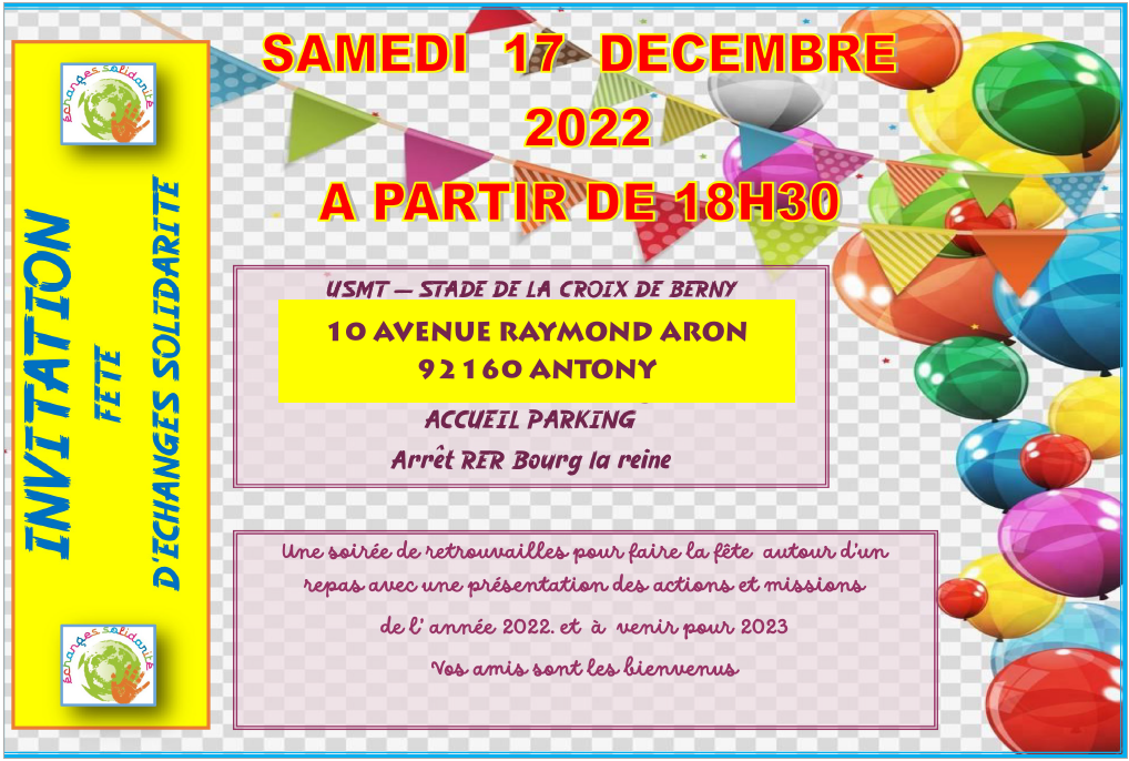 invitation fete fin annee 2022